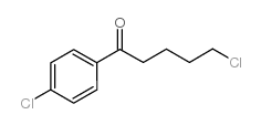 5-CHLORO-1-(4-CHLOROPHENYL)-1-OXOPENTANE Structure