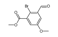 methyl 2-bromo-3-formyl-5-methoxybenzoate Structure