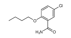 2-butoxy-5-chloro-benzoic acid amide Structure