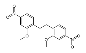 2-methoxy-1-[2-(2-methoxy-4-nitrophenyl)ethyl]-4-nitrobenzene Structure