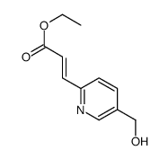 ethyl (E)-3-[5-(hydroxymethyl)pyridin-2-yl]prop-2-enoate Structure