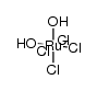 hydrogen tetrachlorodiaquoruthenate(III) structure