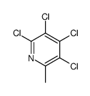 2,3,4,5-tetrachloro-6-methylpyridine Structure