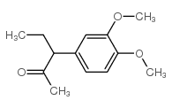 3-(3,4-dimethoxyphenyl)pentan-2-one structure