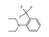 2-Trifluoromethyl-N,N-diethylaniline结构式