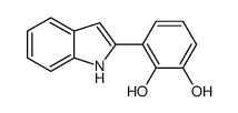 3-(1H-indol-2-yl)benzene-1,2-diol Structure