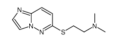 2-imidazo[1,2-b]pyridazin-6-ylsulfanyl-N,N-dimethylethanamine Structure