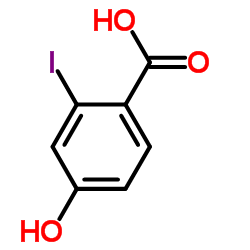 4-Hydroxy-2-iodobenzoic acid结构式