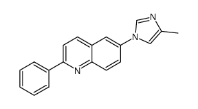 [6-(4-methyl-1H-imidazol-1-yl)-2-(phenyl)]quinoline Structure