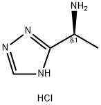 (S)-1-(4H-[1,2,4]-triazol-3-yl)ethylamine hydrochloride结构式