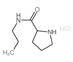 N-Propyl-2-pyrrolidinecarboxamide hydrochloride Structure