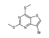 7-bromo-2,4-bis(methylthio)thieno[3,2-d]pyrimidine结构式