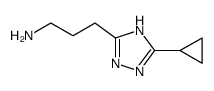 3-(5-Cyclopropyl-4H-1,2,4-Triazol-3-Yl)Propan-1-Amine Structure
