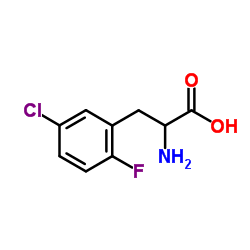 3-Chloro-6-fluorophenylalanine structure