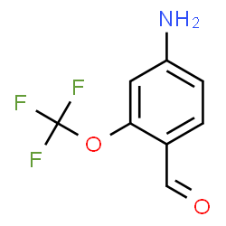 4-Amino-2-(trifluoromethoxy)benzaldehyde structure