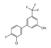 3-(3-chloro-4-fluorophenyl)-5-(trifluoromethyl)phenol Structure