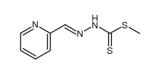 S-methyl-β-N-(2-pyridyl)-methylidene-dithiocarbazone structure