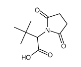 N-succinyl-DL-tert-leucine结构式