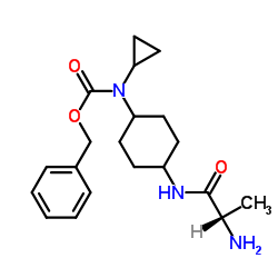 Benzyl [4-(alanylamino)cyclohexyl]cyclopropylcarbamate Structure