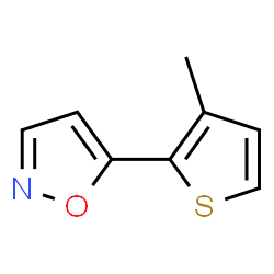 Isoxazole, 5-(3-methyl-2-thienyl)- (9CI)结构式