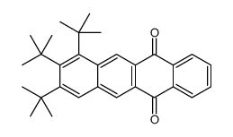 7,8,9-tritert-butyltetracene-5,12-dione结构式