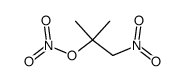 2-methyl-1-nitro-2-nitrooxy-propane Structure