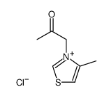 3-Acetonyl-4-methyl-1,3-thiazolium chloride Structure