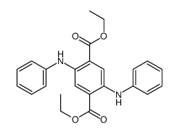 2,5-Bisanilinoterephthalic acid diethyl ester Structure