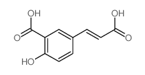 Benzoic acid,5-(2-carboxyethenyl)-2-hydroxy- picture