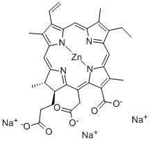 SODIUM ZINC CHLOROPHYLLIN结构式