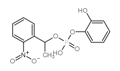 2-hydroxyphenyl 1-(2-nitrophenyl)ethyl phosphate structure