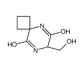 5,8-Diazaspiro[3.5]nonane-6,9-dione,7-(hydroxymethyl)-,(S)-(9CI)结构式