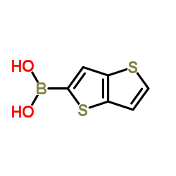 噻吩并[3,2-b]噻吩-2-硼酸结构式