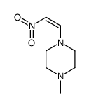 Piperazine, 1-methyl-4-(2-nitroethenyl)- (9CI) structure