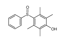 2,3,5,6-tetramethyl-4-(phenylsulfinyl)phenol Structure