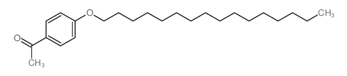 1-(4-hexadecoxyphenyl)ethanone结构式