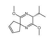 (5R)-2,5-dihydro-5-isopropyl-3,6-dimethoxypyrazine-2-spiro-3'-cyclopentene Structure