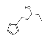 1-thiophen-2-ylpent-1-en-3-ol Structure