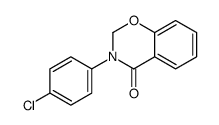 3-(4-Chlorophenyl)-2H-1,3-benzoxazin-4(3H)-one Structure