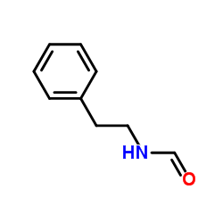 N-(2-苯基乙基)-甲酰胺结构式