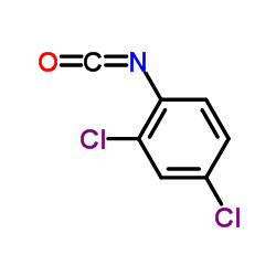 2,4-二氯苯基异氰酸酯结构式