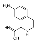 2-[2-(4-aminophenyl)ethylamino]acetamide Structure