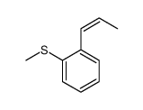 1-methylsulfanyl-2-prop-1-enylbenzene结构式