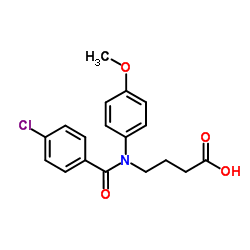 N-(p-Chlorobenzoyl)-g-(p-anisidino)butyric Acid picture