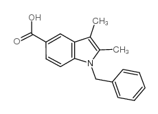 1-BENZYL-2,3-DIMETHYL-1H-INDOLE-5-CARBOXYLICACID picture