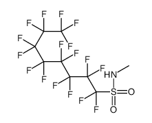 1,1,2,2,3,3,4,4,5,5,6,6,7,7,8,8,8-十七氟-N-甲基-辛磺酰胺结构式