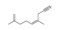 3,7-dimethylocta-3,7-dienenitrile结构式