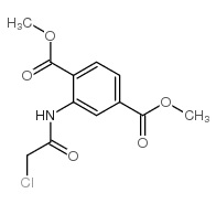 2-[(氯乙酰基)氨基]四邻苯二甲酸二甲酯结构式
