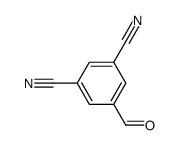 1,3-Benzenedicarbonitrile, 5-formyl- (9CI) structure