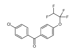 4-CHLORO-[4'-(1,1,2,2-TETRAFLUOROETHOXY)]BENZOPHENONE Structure